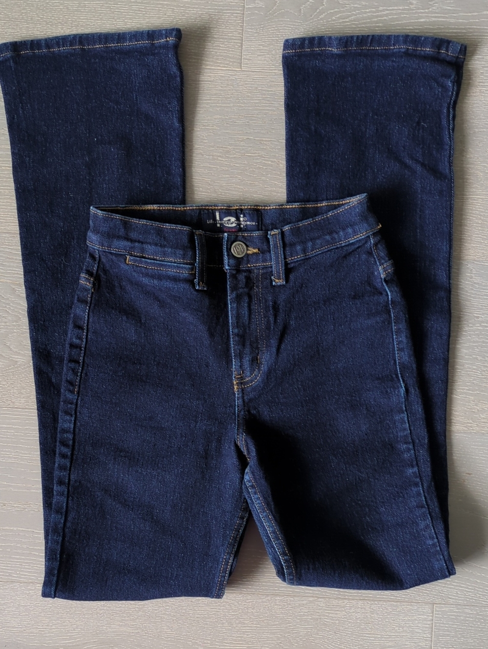 Vintage l.e.i Women's Straight-Leg Jeans in Deep Navy